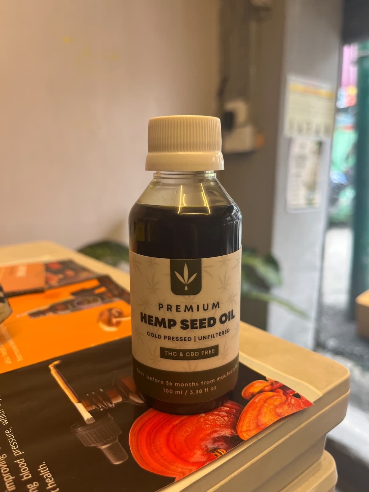 Premium Hemp Seed Oil 100ml | Cold Pressed