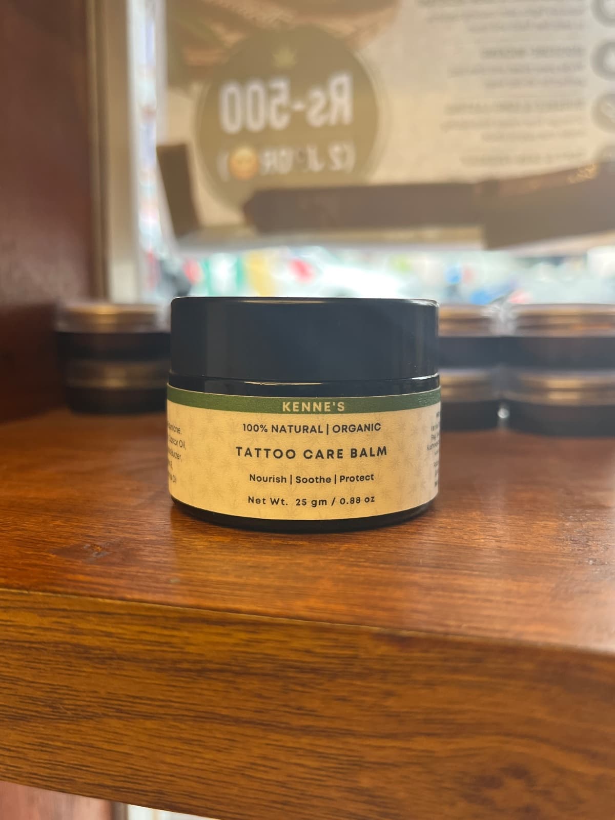 Kenne's 100% Natural Organic Tattoo Care Balm (25g) | Nourish, Soothe & Protect | Handmade in Nepal